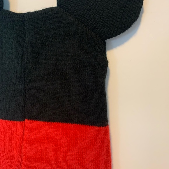 Disney Black and Red Kids Mickey Mouse Beanie OS - Picture 8 of 8